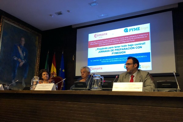 Jornada de presentación de PymeSign en Cámara de Sevilla